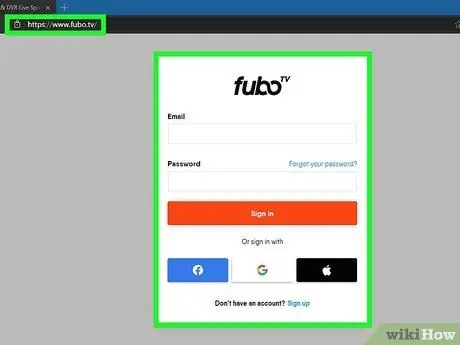 Завершение подписки на Fubo Шаг 1