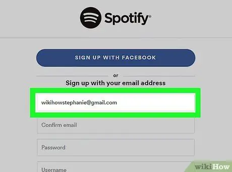 Создайте учетную запись Spotify без Facebook на ПК или Mac Шаг 3
