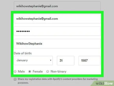 Создайте учетную запись Spotify без Facebook на ПК или Mac Шаг 4