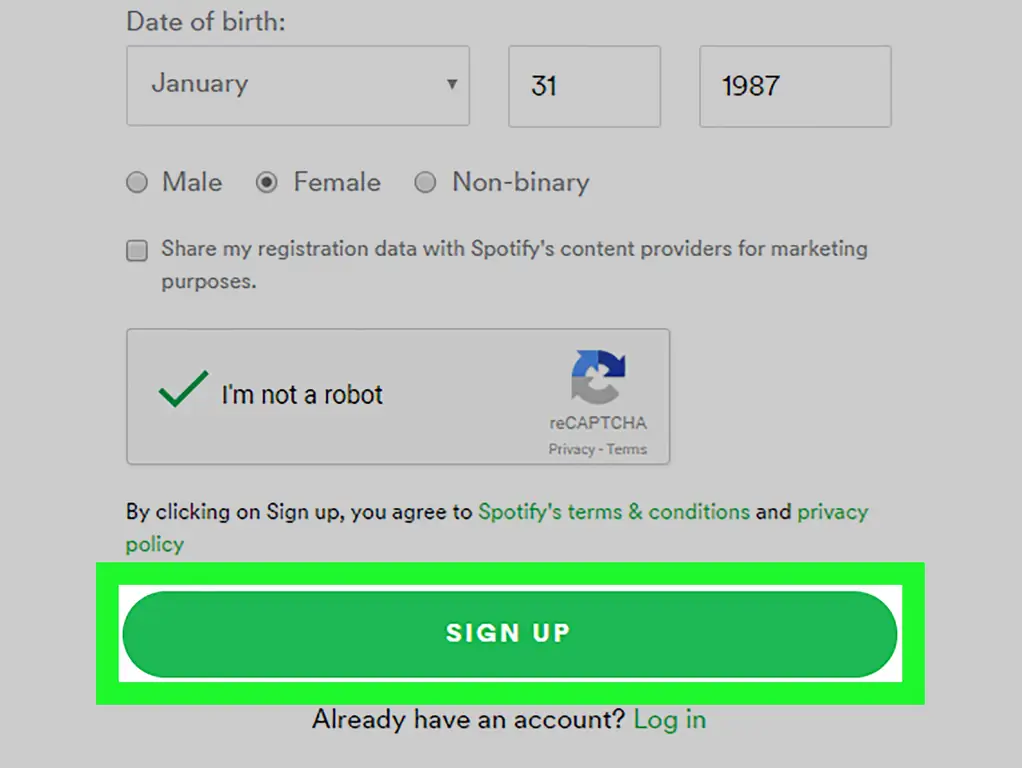 Как создать учетную запись Spotify без Facebook на ПК или Mac