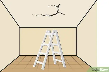 Устранение трещин на потолке Шаг 2