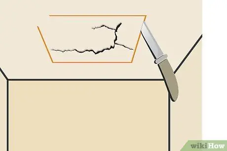 Устранение трещин на потолке Шаг 3