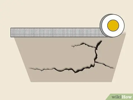 Устранение трещин на потолке Шаг 4