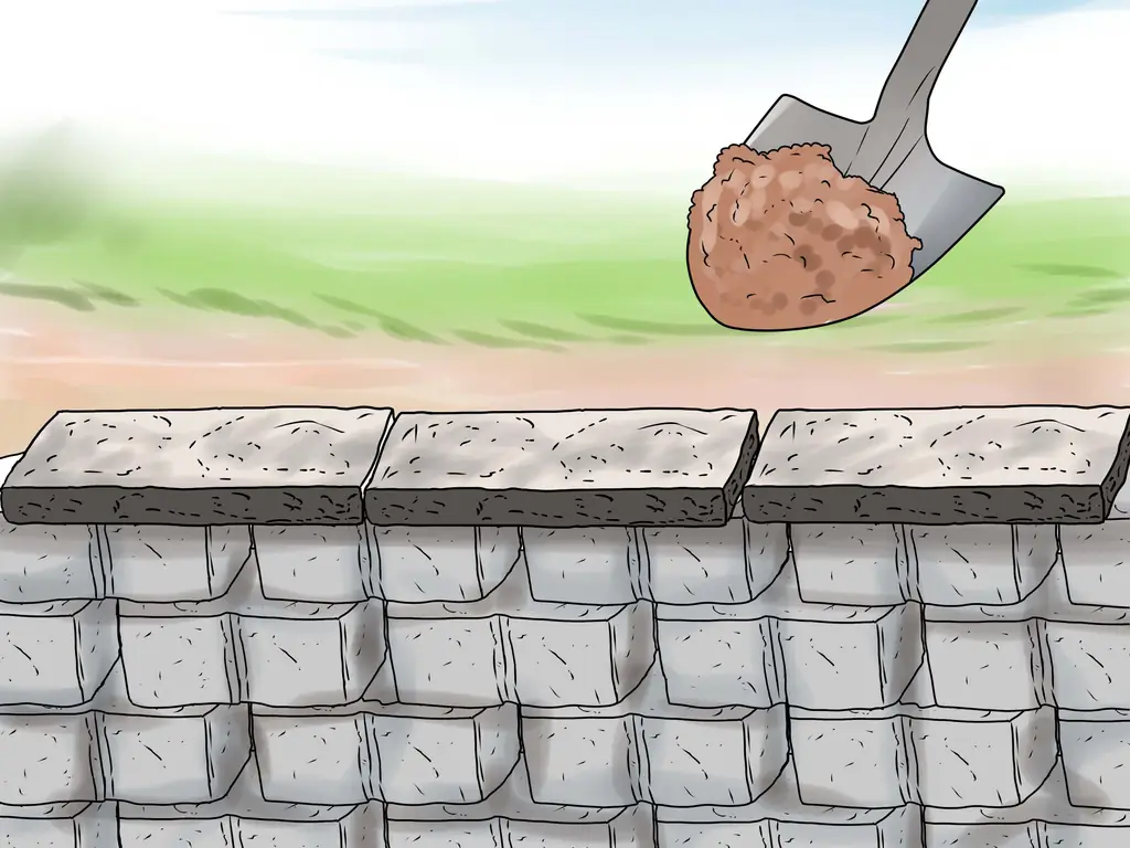 Как построить подпорную каменную стену из сухого штабеля: 9 шагов