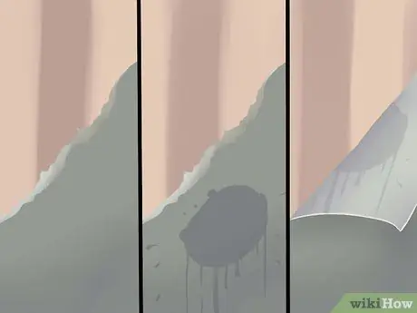 Зачистка обоев из гипса и обрешетки Шаг 1