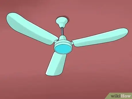 Снимите или снимите потолочный вентилятор Шаг 1