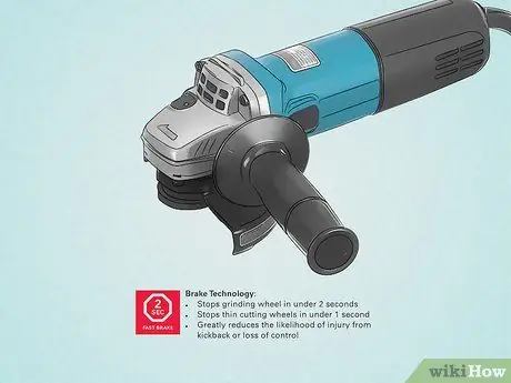 Использование угловой шлифовальной машины Шаг 4