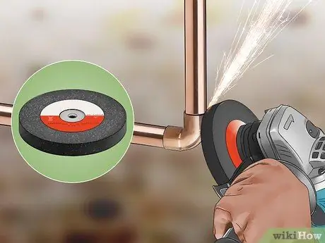 Использование угловой шлифовальной машины Шаг 8