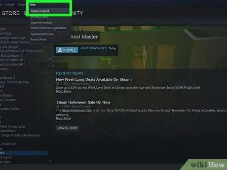 Возврат денег за игру в Steam Шаг 1