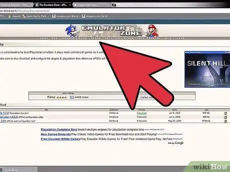 Используйте эмулятор Playstation Шаг 1
