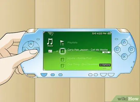 Загрузить музыку на PSP Шаг 14