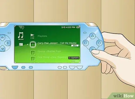 Загрузить музыку на PSP Шаг 15