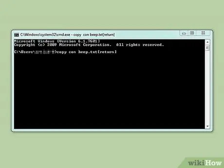 Сделайте CMD Beep Шаг 6