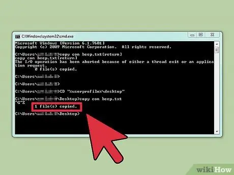 Сделайте CMD Beep Шаг 8