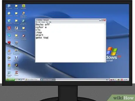 'Сделайте «страшный» командный файл для Cmd Step 3