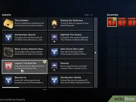 Призвать машину в Destiny 2, шаг 1