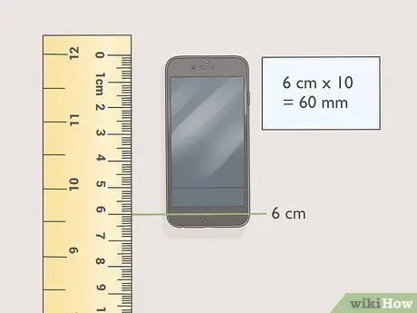 Измерение миллиметров Шаг 3