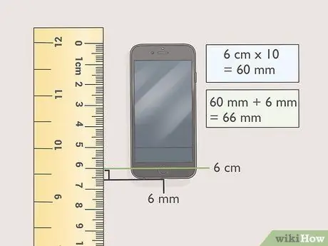 Измерение миллиметров Шаг 4