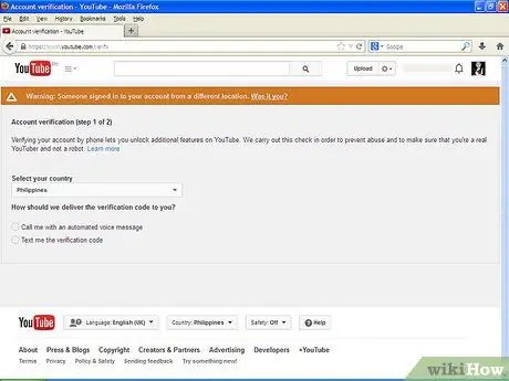Загрузите более длинные видео на YouTube, шаг 2
