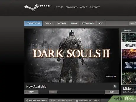 Скачать игры для ПК со Steam Шаг 1