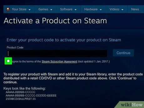 Используйте Steam Keys, шаг 4