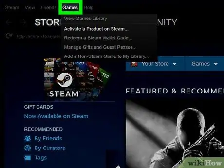 Используйте Steam Keys Шаг 7