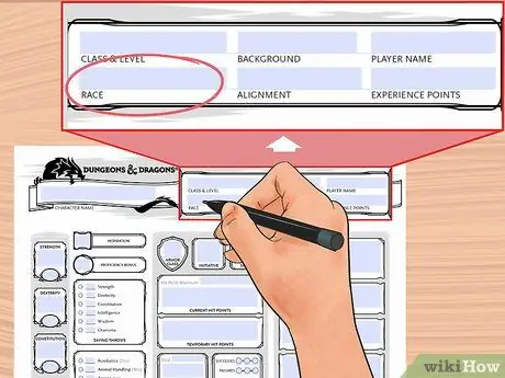 Создание персонажа Dungeons and Dragons Шаг 3