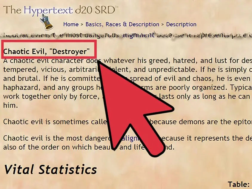 Как выбрать и правильно разыграть свою жизненную позицию в Dungeons and Dragons V3.5