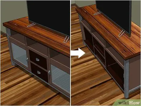 Украшаем тумбу под телевизор Шаг 11