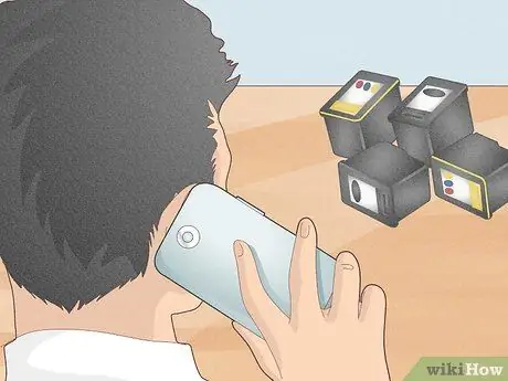 Утилизация пустых картриджей с чернилами и тонером Шаг 1