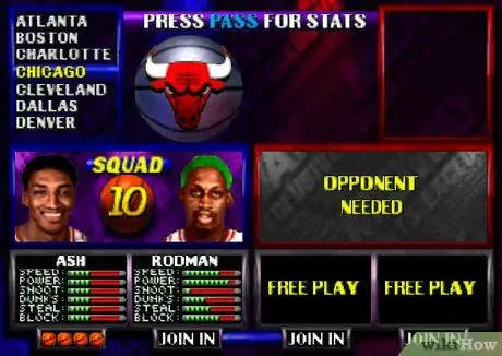 Играйте в NBA Hangtime на Nintendo 64, шаг 3