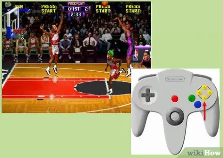 Играйте в NBA Hangtime на Nintendo 64 Шаг 6
