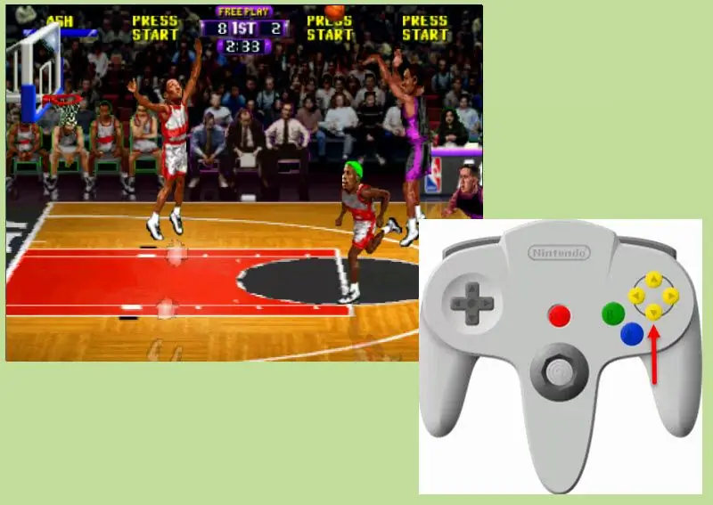 Как играть в NBA Hangtime на Nintendo 64: 6 шагов (с изображениями)