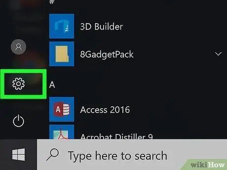 Откройте настройки Windows 10, шаг 1