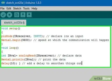 Сделайте простой датчик приближения с помощью Arduino Шаг 4