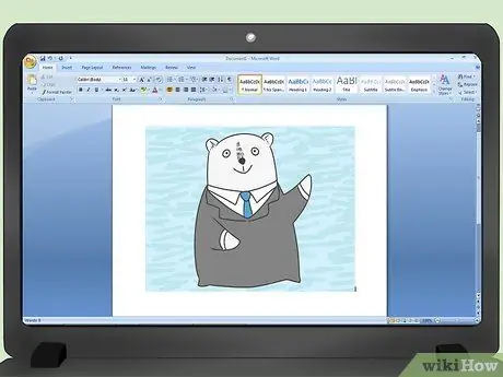 Сделать открытки в Word Шаг 1