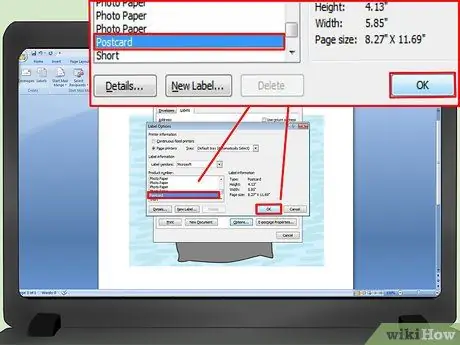 Сделать открытки в Word Шаг 4