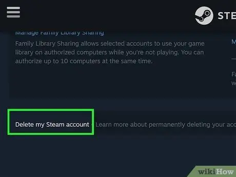 Удаление учетной записи Steam Шаг 4 Удаление учетной записи Steam Шаг 4
