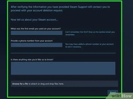 Удаление учетной записи Steam Шаг 6 Удаление учетной записи Steam Шаг 6