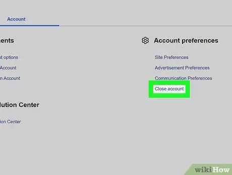 Удаление учетной записи eBay Шаг 5 Удаление учетной записи eBay Шаг 5