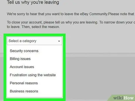 Удаление учетной записи eBay Шаг 7 Удаление учетной записи eBay Шаг 7