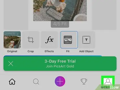 Удаление учетной записи PicsArt Шаг 2 Удаление учетной записи PicsArt Шаг 2