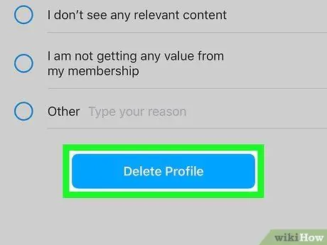 Удаление учетной записи PicsArt Шаг 6 Удаление учетной записи PicsArt Шаг 6