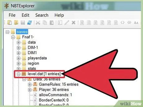 Используйте NBTexplorer для редактирования сохранений Minecraft, шаг 4