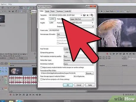 Рендеринг видео в HD с помощью Sony Vegas Шаг 11