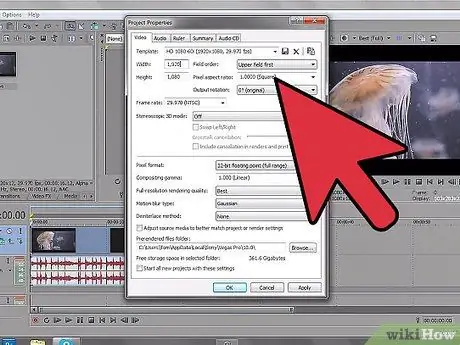 Рендеринг видео в HD с Sony Vegas Шаг 14