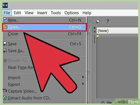 Изменение скорости видео в Sony Vegas Pro Шаг 2