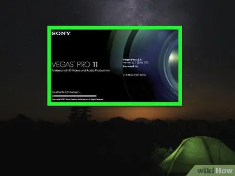 Разделение видео с помощью Sony Vegas Pro Шаг 1