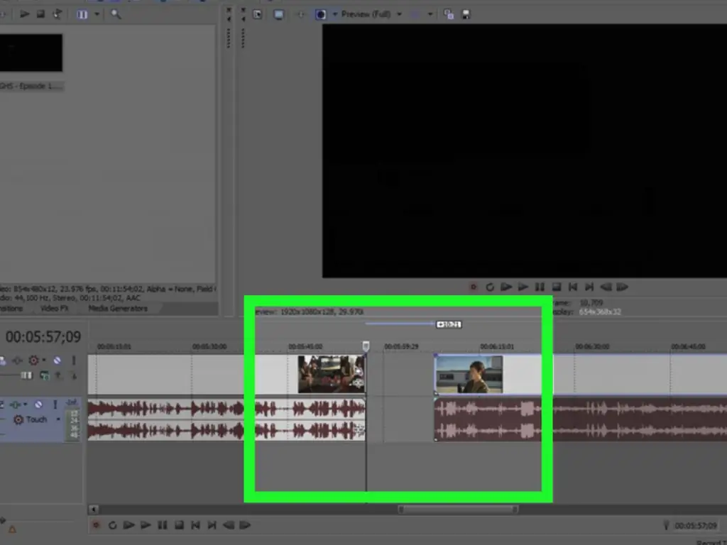 Как разделить видео с помощью Sony Vegas Pro: 6 шагов (с изображениями)
