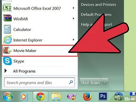 Сделайте видео в Windows Movie Maker Шаг 2